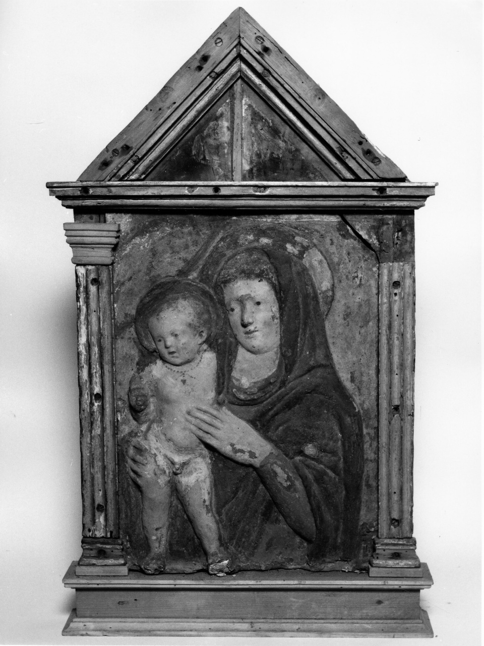 Madonna con Bambino (tabernacolo) di Desiderio da Settignano (bottega) (seconda metà sec. XV)