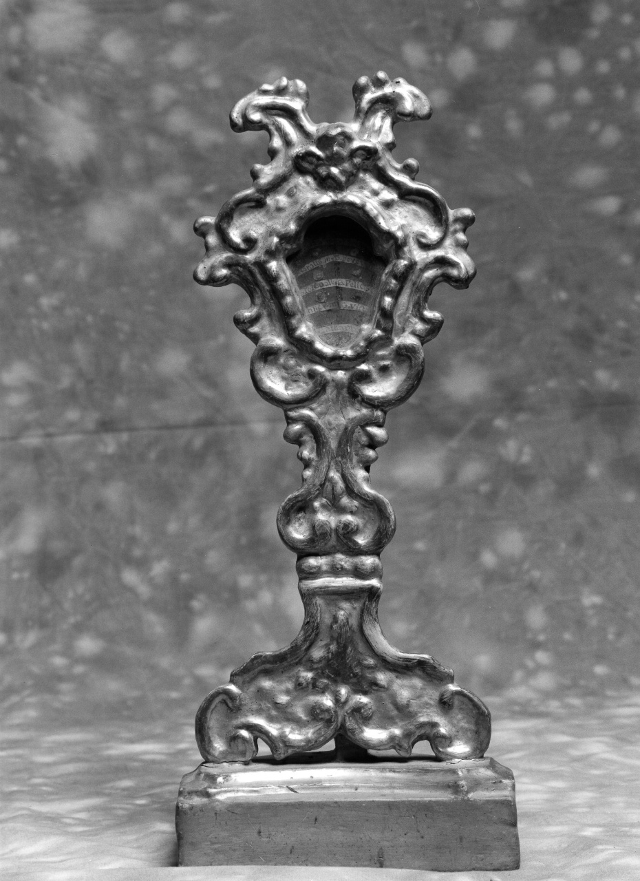 reliquiario - a ostensorio - produzione toscana (sec. XVIII)