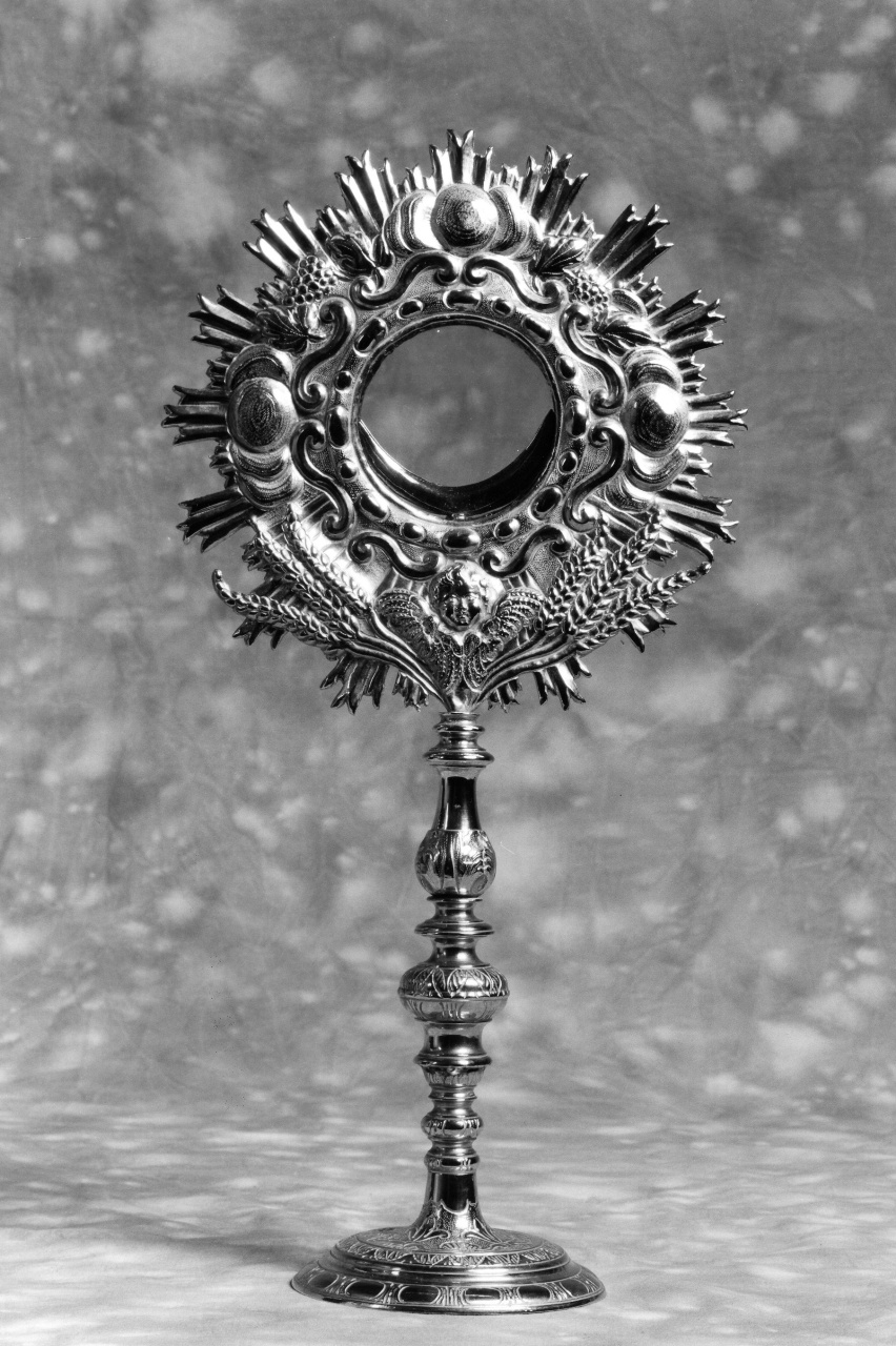 ostensorio - a raggiera - bottega fiorentina (sec. XVIII)