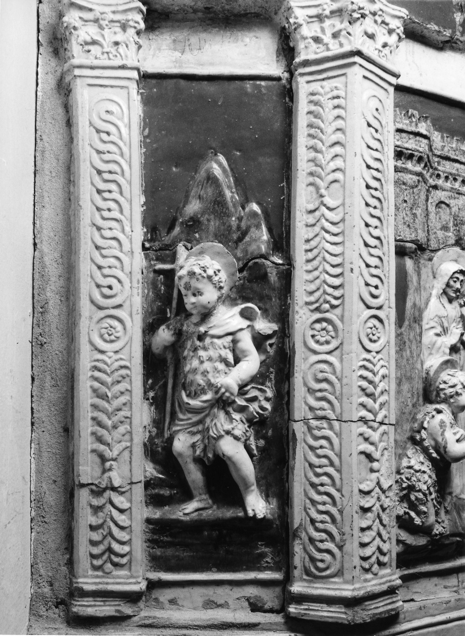 San Giovannino (rilievo) di Buglioni Santi (bottega) (sec. XVI)