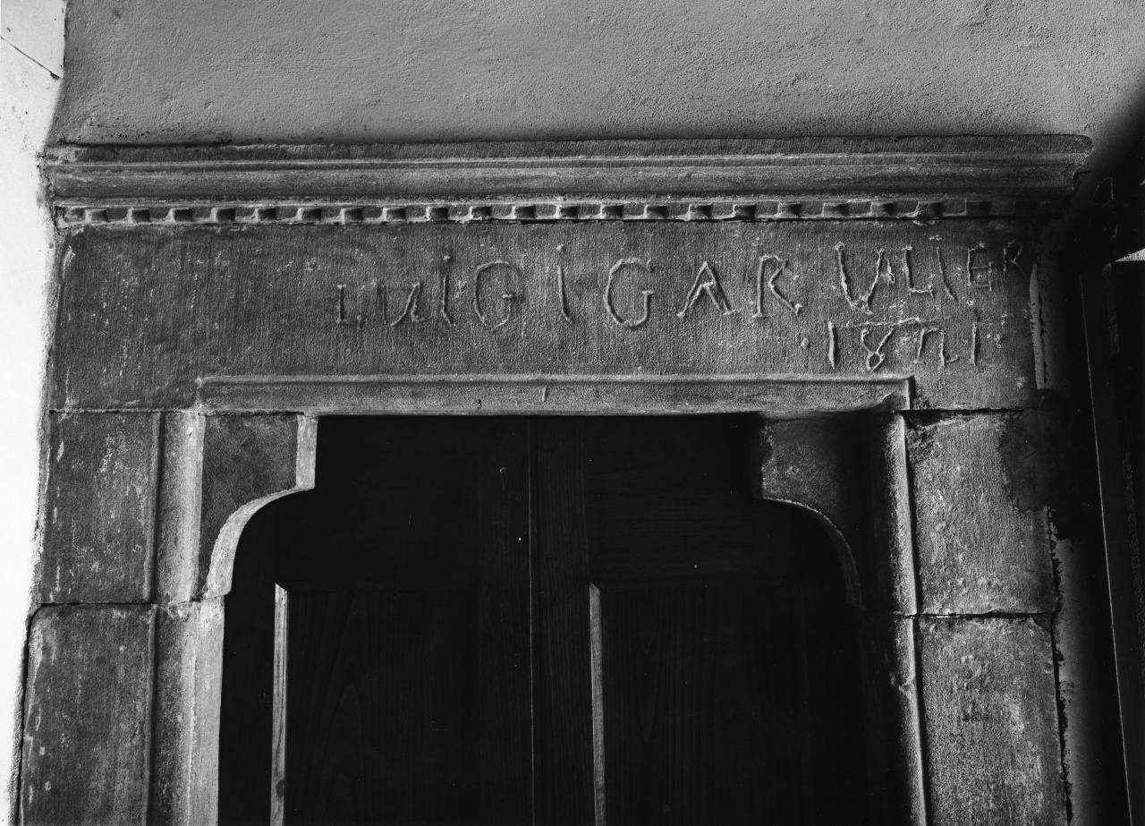 mostra di portale, serie - produzione toscana (primo quarto sec. XV)