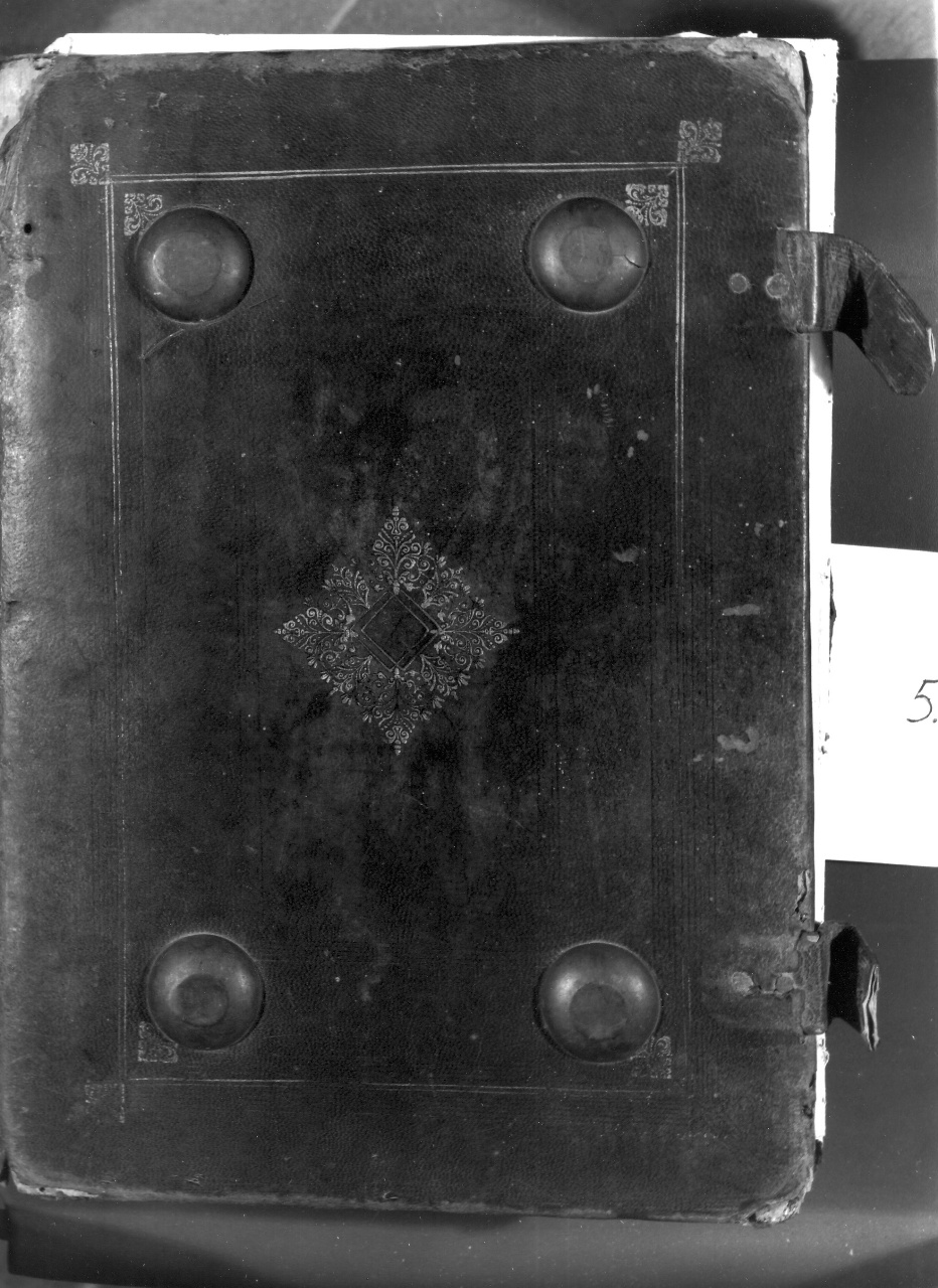 coperta di libro - bottega veneta (sec. XVIII)