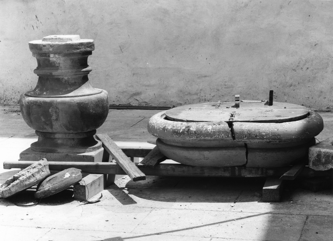 fonte battesimale - produzione toscana (prima metà sec. XVIII)