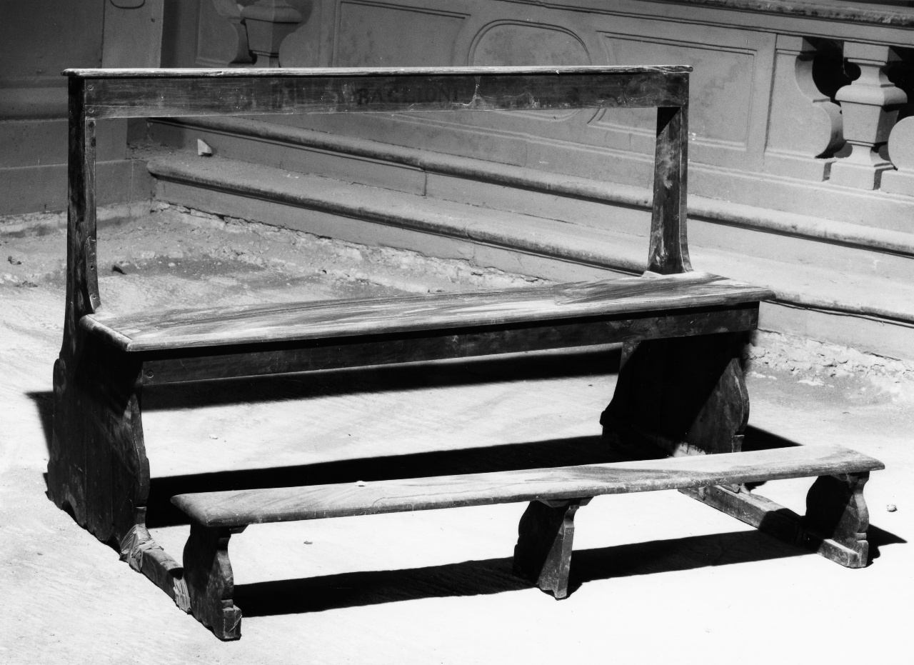 panca, serie - produzione toscana (ultimo quarto sec. XIX)