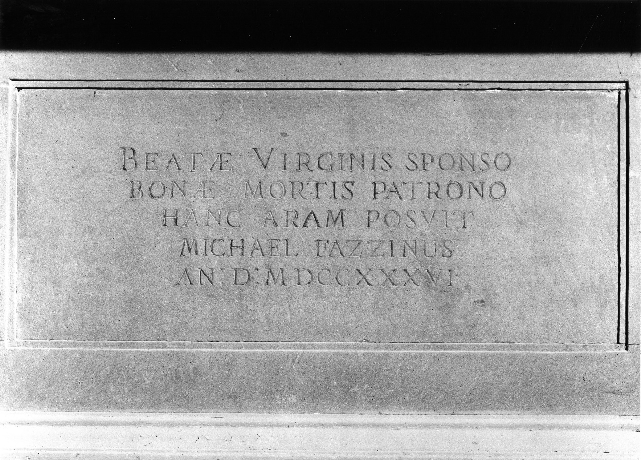 lapide - produzione toscana (sec. XVIII)