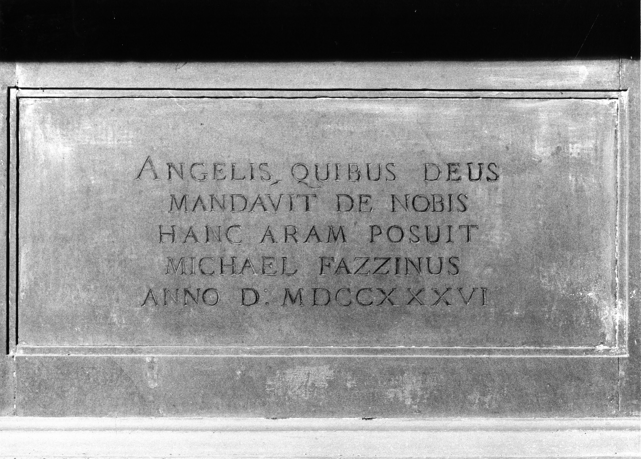 lapide - produzione toscana (sec. XVIII)