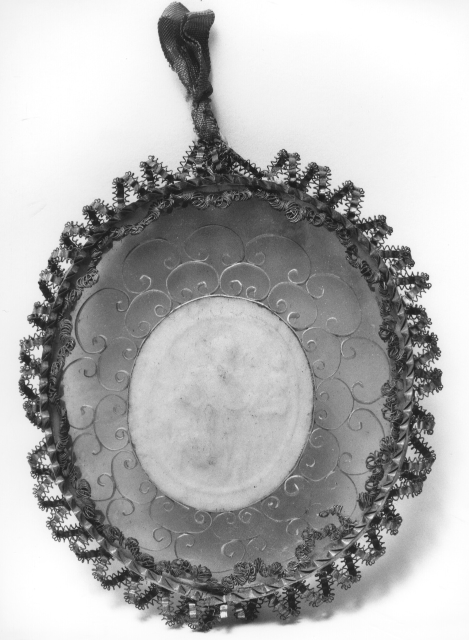 Sant'Antonio da Padova con il bambino (Agnus Dei) - bottega romana (sec. XVIII)