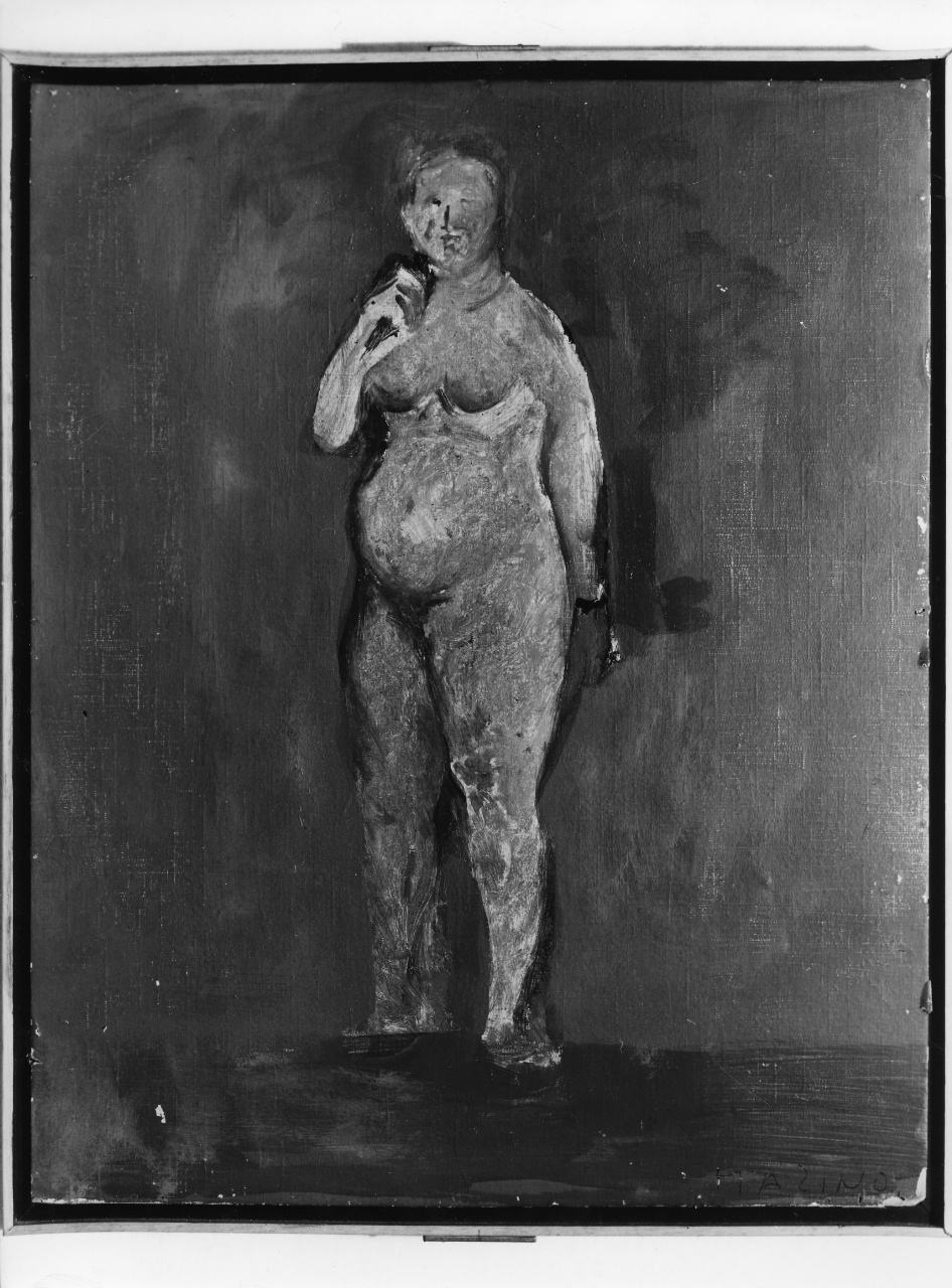 Pomona, figura femminile nuda (dipinto) di Marini Marino (sec. XX)