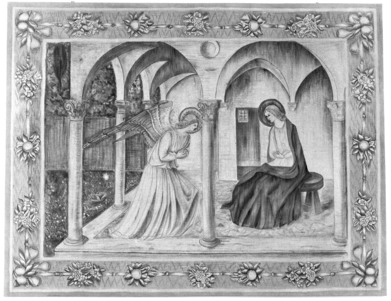 Annunciazione (arazzo) - manifattura toscana (prima metà sec. XX)