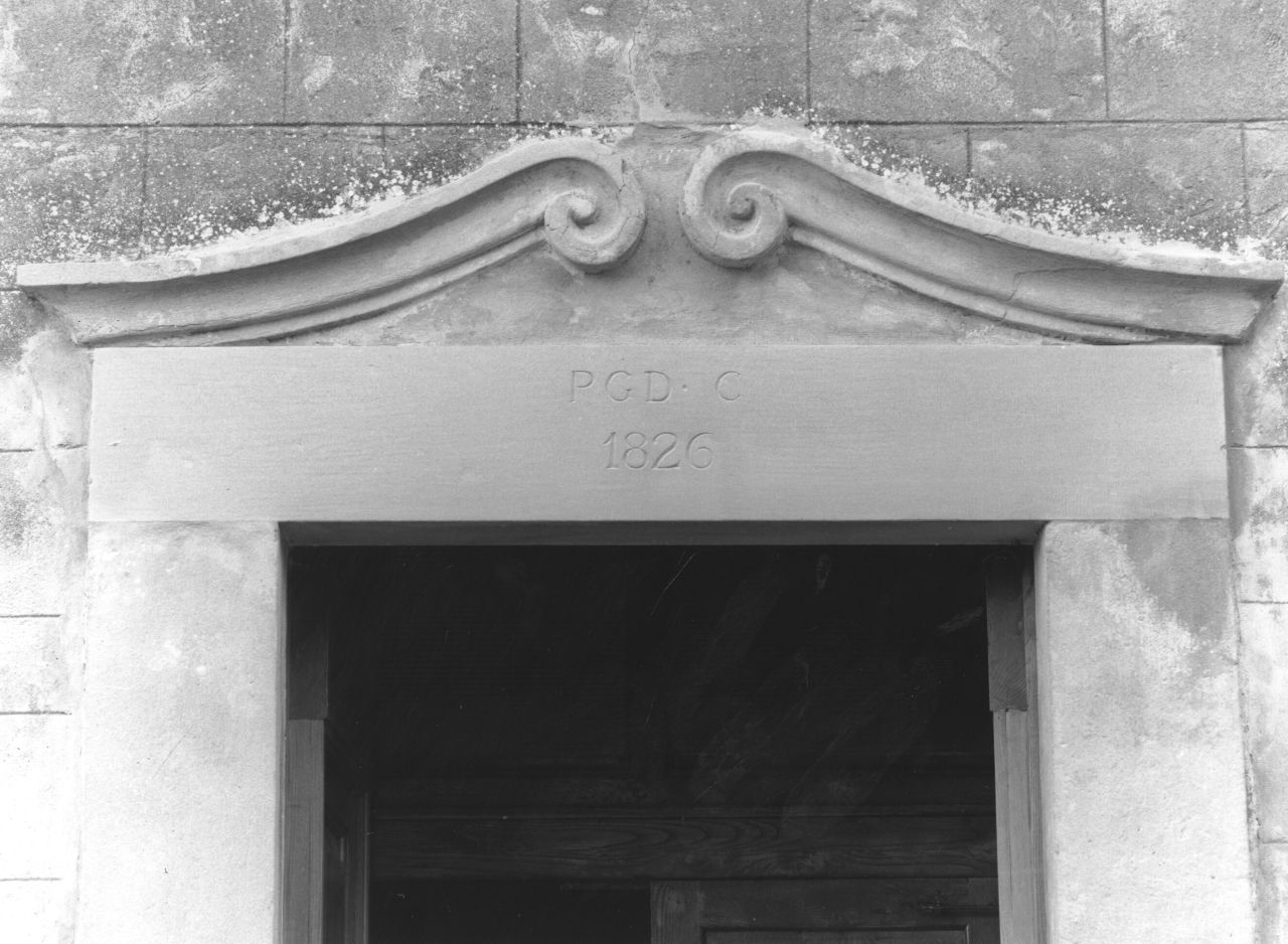 mostra di porta - manifattura toscana (sec. XIX)