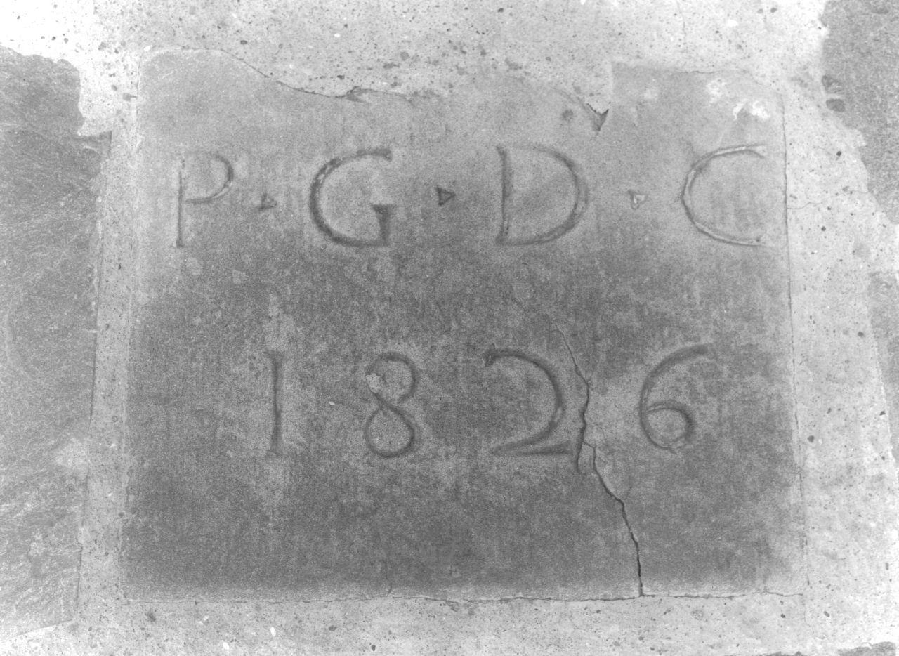 lapide - manifattura toscana (sec. XIX)