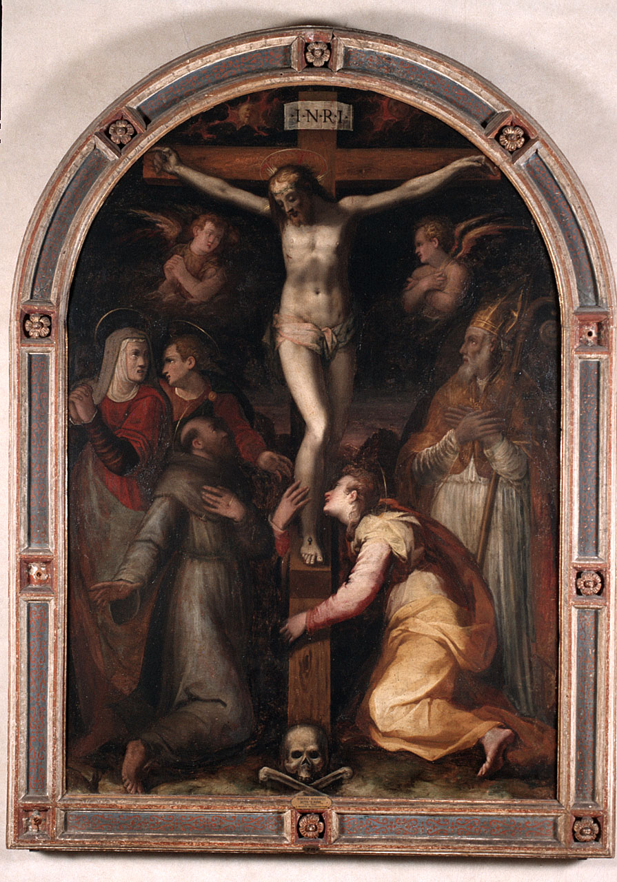 cornice - bottega fiorentina (ultimo quarto sec. XVI)