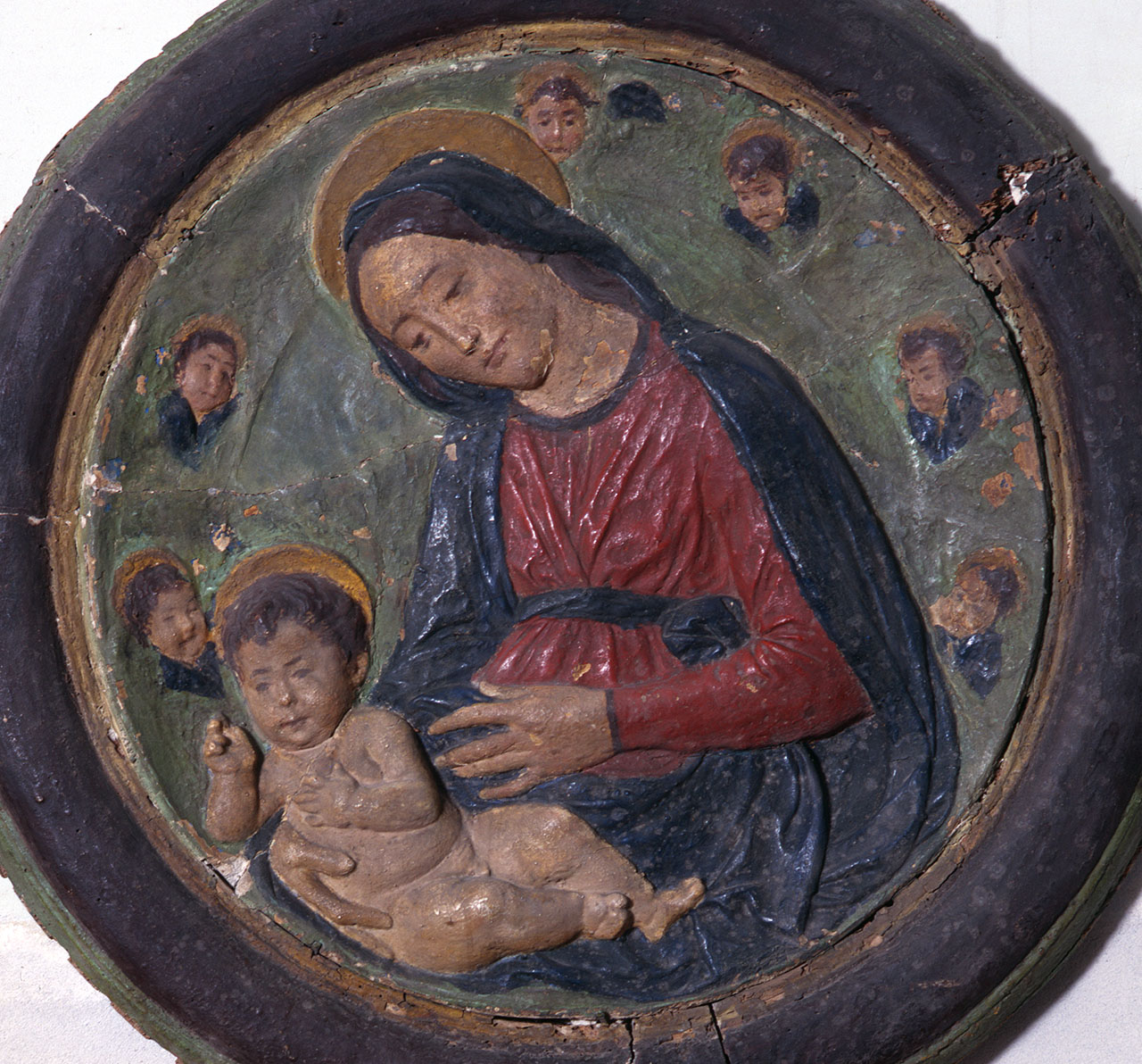 Madonna con Bambino (rilievo) di Benedetto da Maiano (maniera) (seconda metà sec. XV)