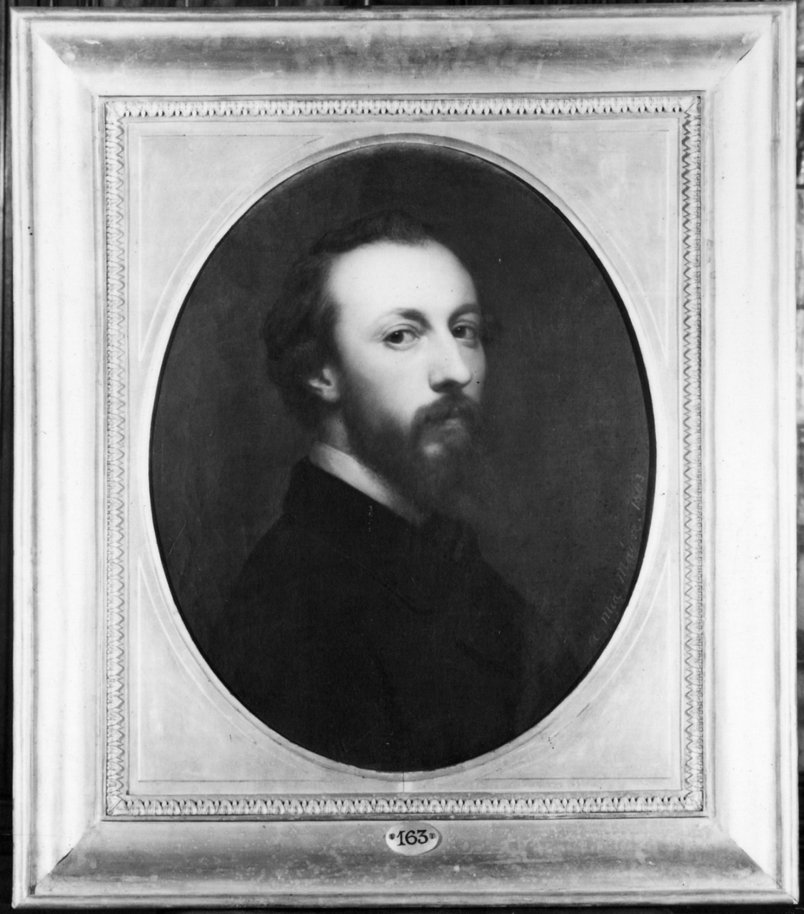 ritratto di Guglielmo de Sanctis (dipinto) di De Sanctis Guglielmo (attribuito) (sec. XIX)