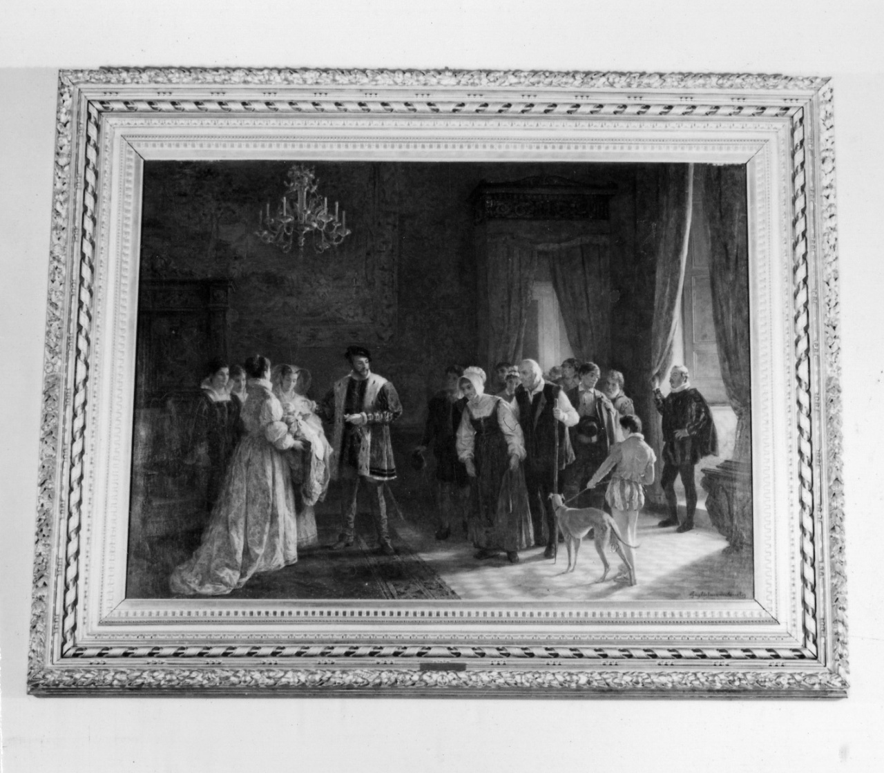 eventi storici (dipinto) di De Sanctis Guglielmo (attribuito) (sec. XIX)