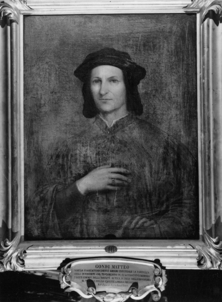 ritratto di Matteo Gondi (dipinto) di Calamai Baldassarre (attribuito) (sec. XIX)