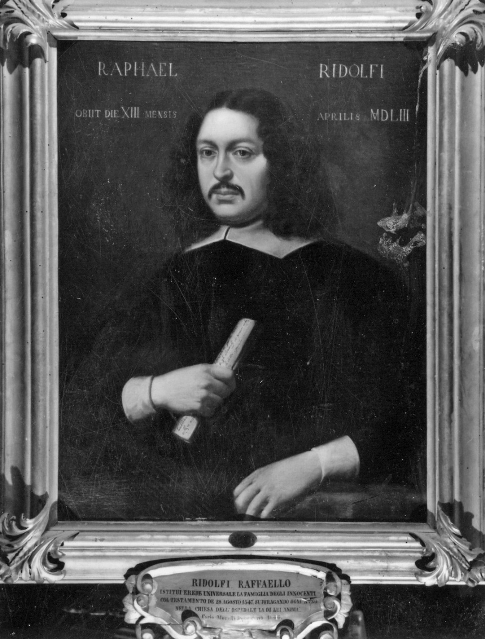 ritratto di Raffaello Ridolfi (dipinto) di Morelli Carlo (attribuito) (sec. XIX)