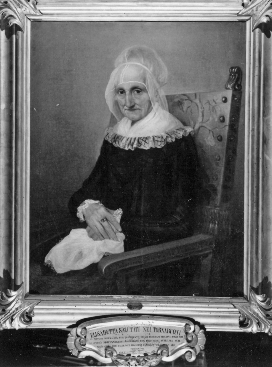 ritratto di Elisabetta Tornabuoni (dipinto) di Pollastrini Enrico (attribuito) (sec. XIX)