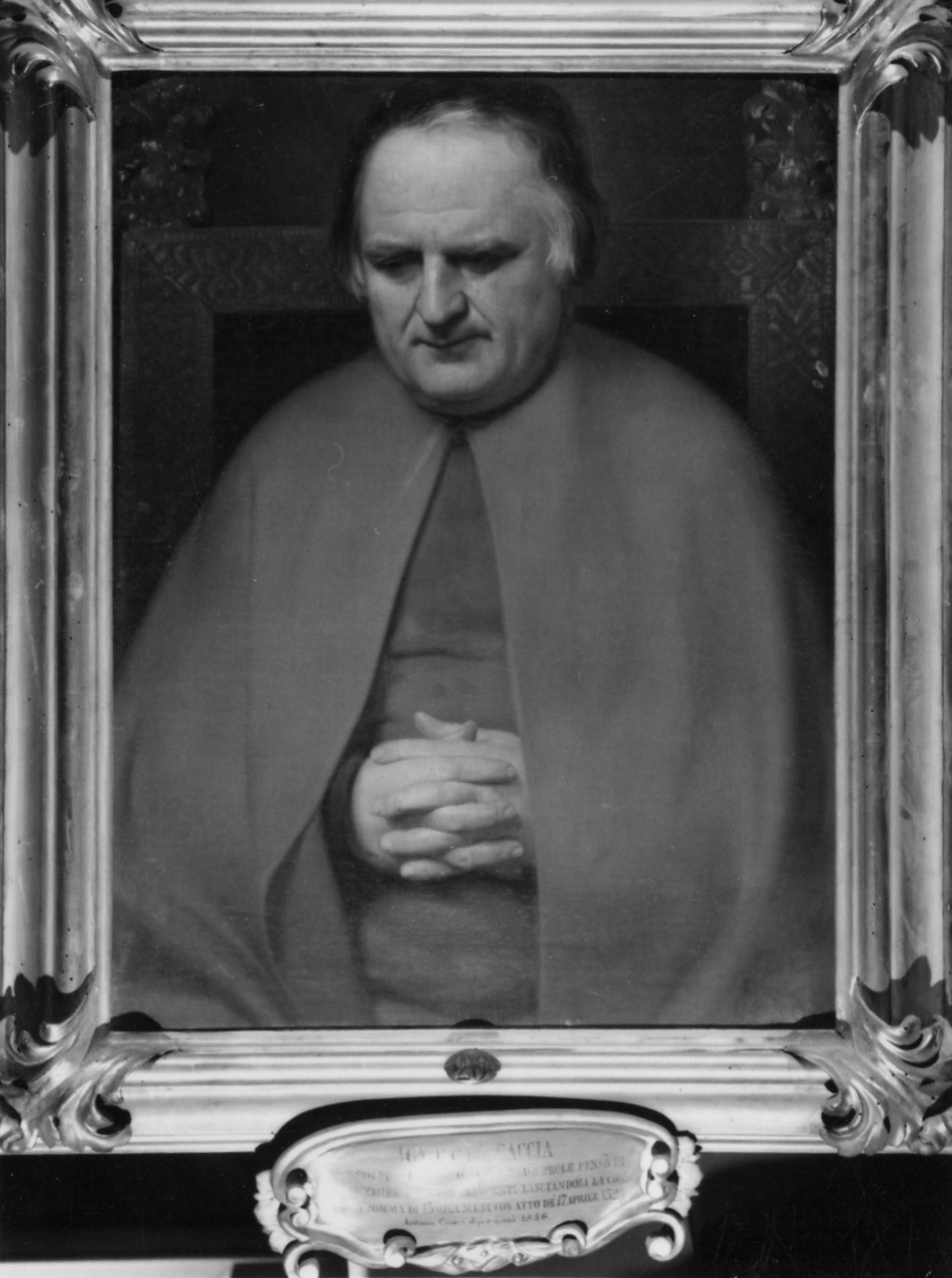 ritratto di Angiolo Del Caccia (dipinto) di Ciseri Antonio (attribuito) (sec. XIX)