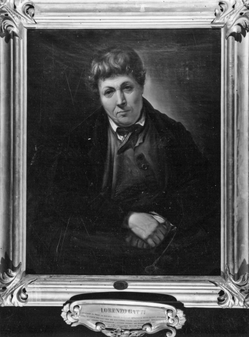 ritratto di Lorenzo Gatti (dipinto) di Folchi Ferdinando (attribuito) (sec. XIX)