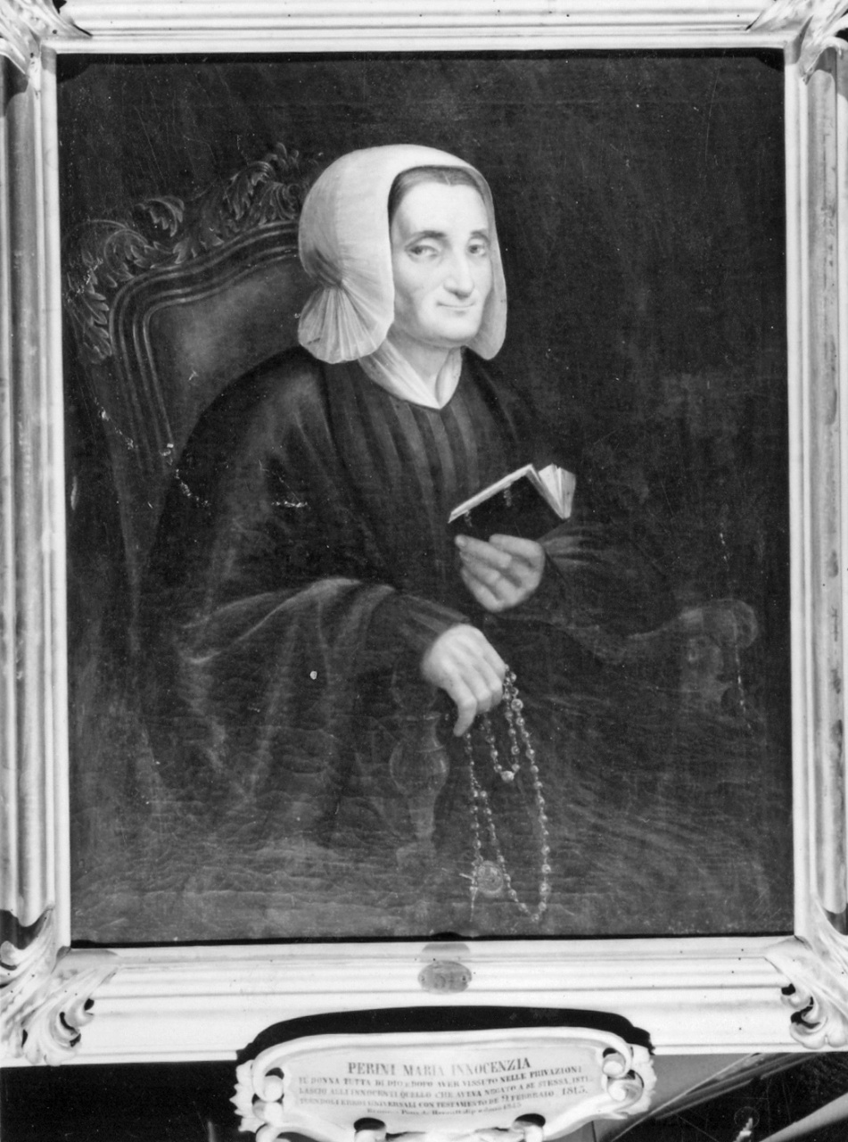 ritratto di Maria Innocenzia Perini (dipinto) di Pons de Fleuralt Erminia (attribuito) (sec. XIX)