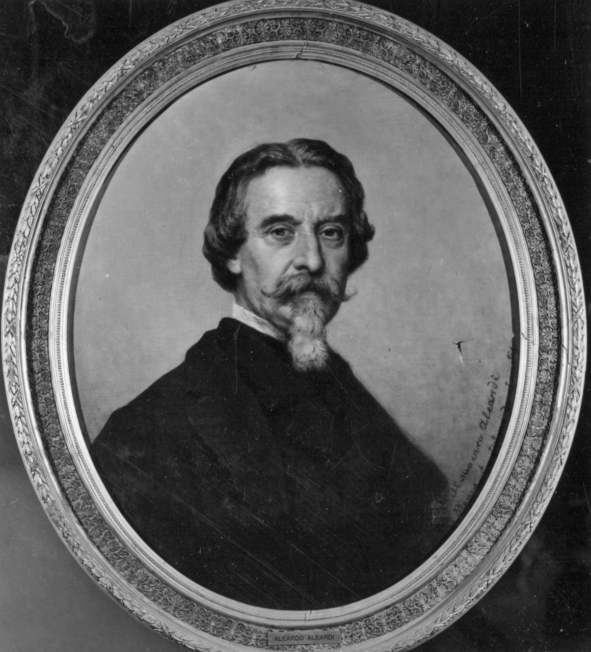 ritratto di Aleardo Aleardi (dipinto) di De Sanctis Guglielmo (attribuito) (sec. XIX)