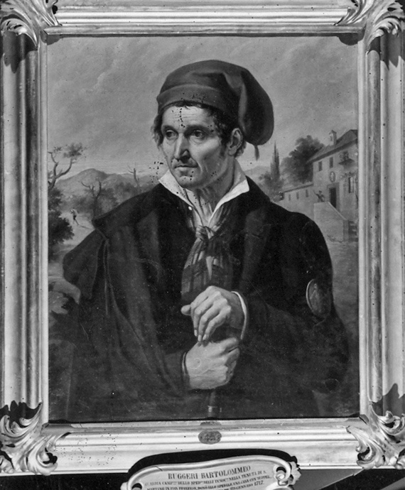 ritratto di Bartolomeo Ruggeri (dipinto) di Fanfani Paolo (attribuito) (sec. XIX)