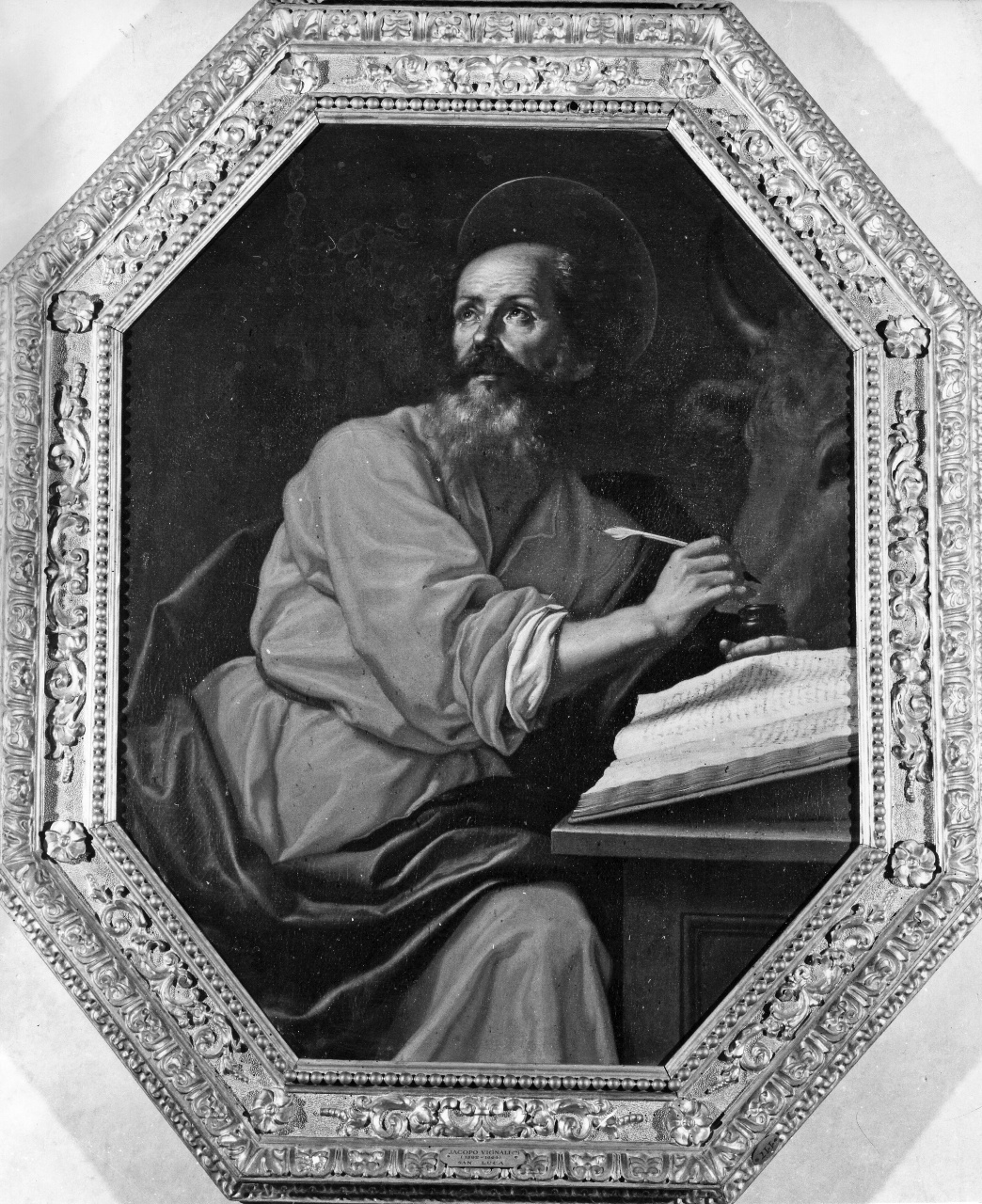 San Luca (dipinto) di Lippi Lorenzo (attribuito) (sec. XVII)