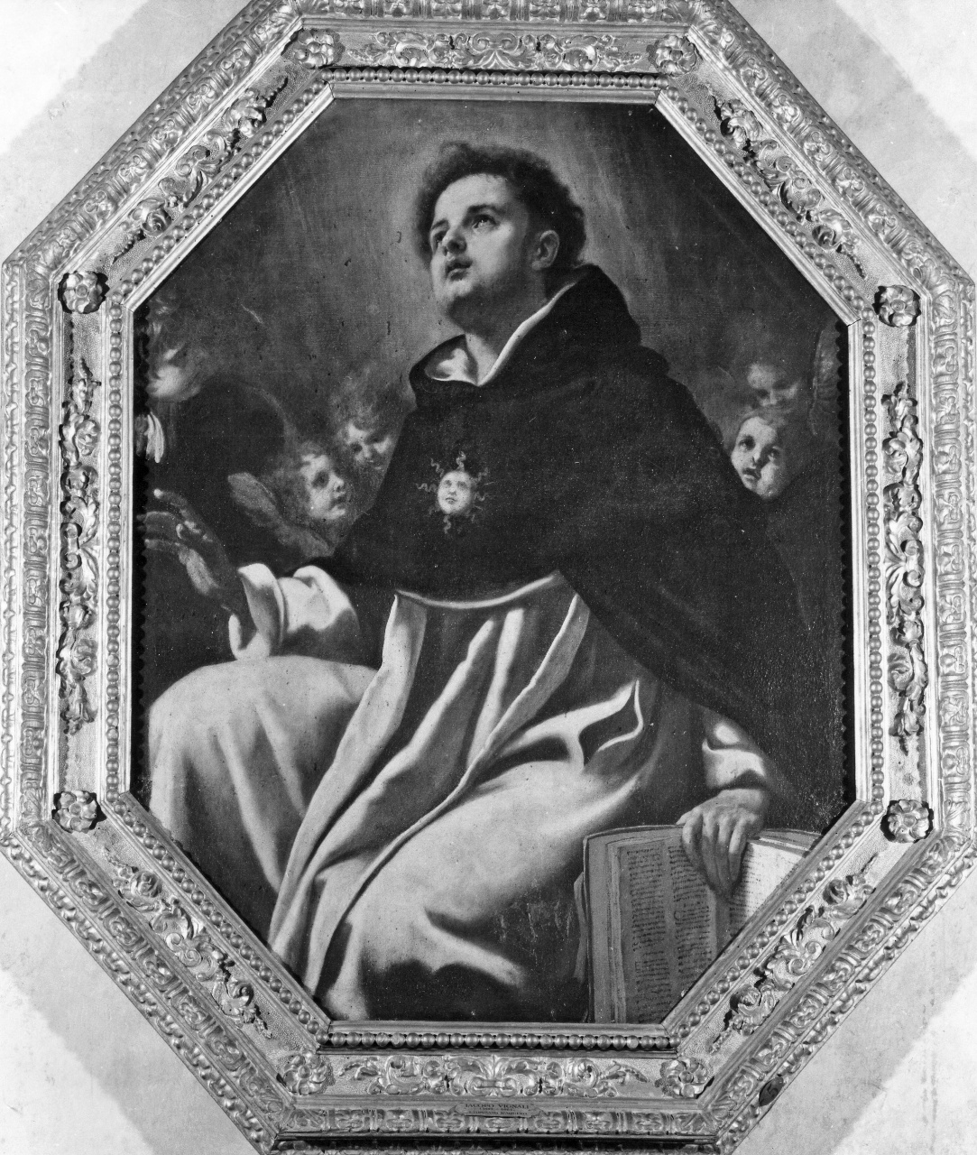 San Tommaso d'Aquino (dipinto) di Vignali Jacopo (attribuito) (sec. XVII)