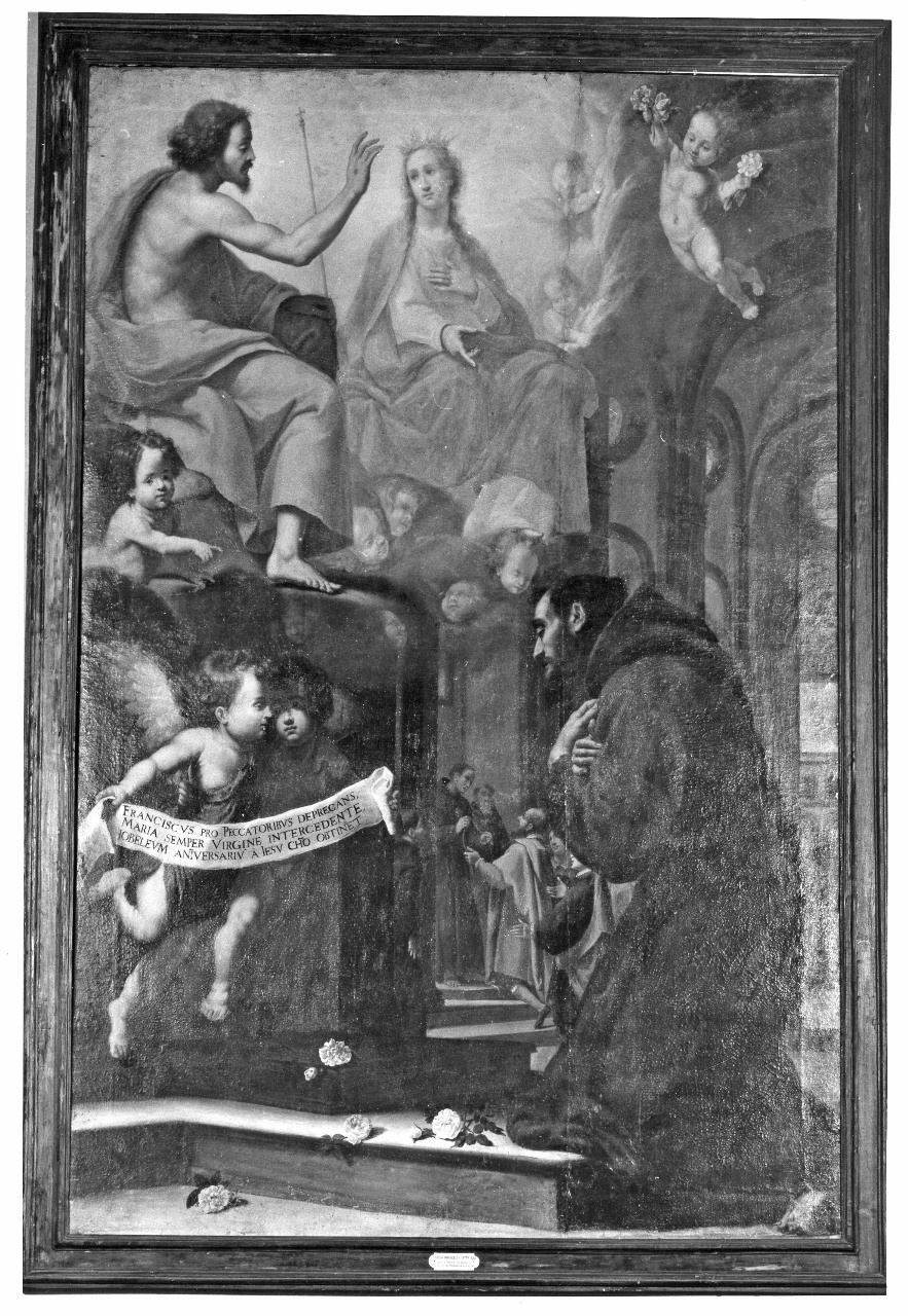 San Francesco d'Assisi in preghiera (dipinto) di Rosselli Matteo (attribuito) (sec. XVII)