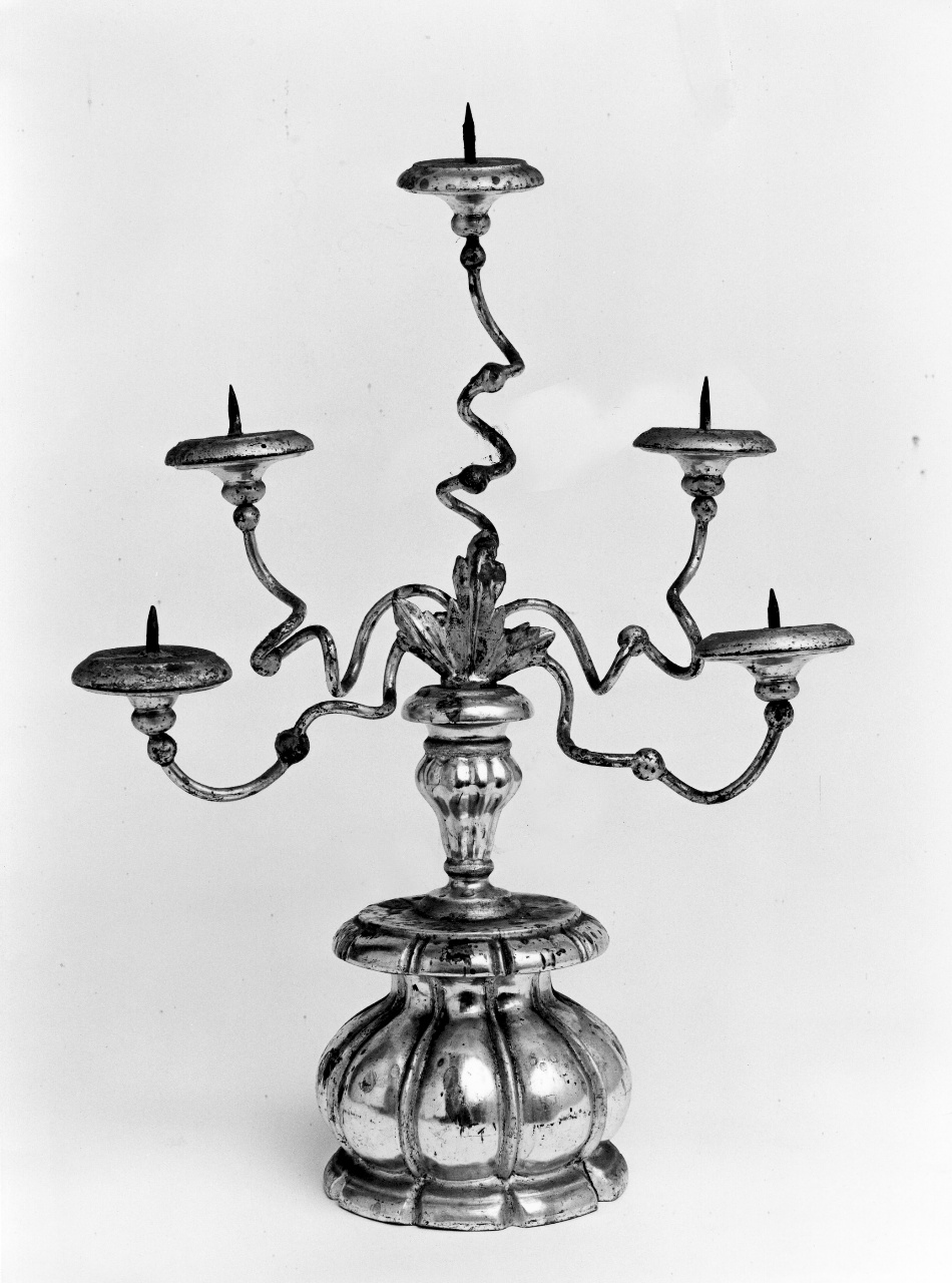 candeliere, serie - bottega fiorentina (fine sec. XVIII)