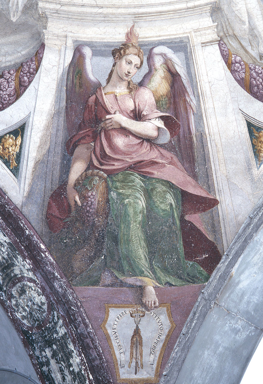 allegoria della carità (dipinto) di Barbatelli Bernardino detto Poccetti (attribuito) (sec. XVII)