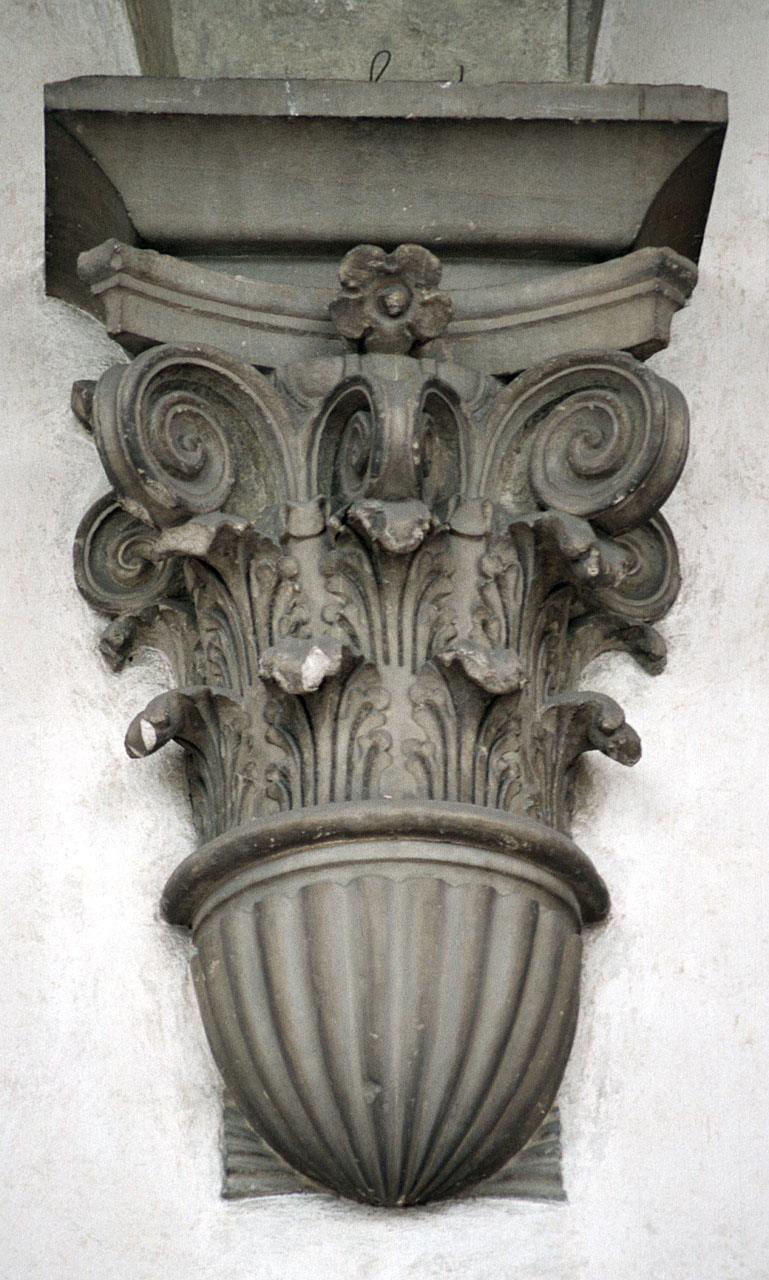 capitello corinzio, serie di Brunelleschi Filippo (attribuito), Betto d'Antonio (attribuito), Albizo di Piero (bottega) (sec. XV)