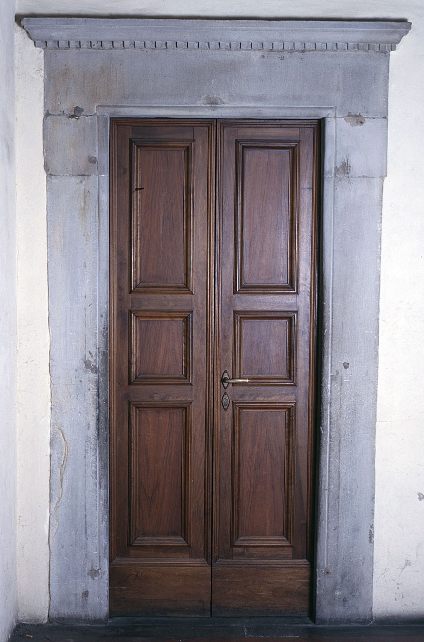 mostra di porta, serie - bottega fiorentina (sec. XV)