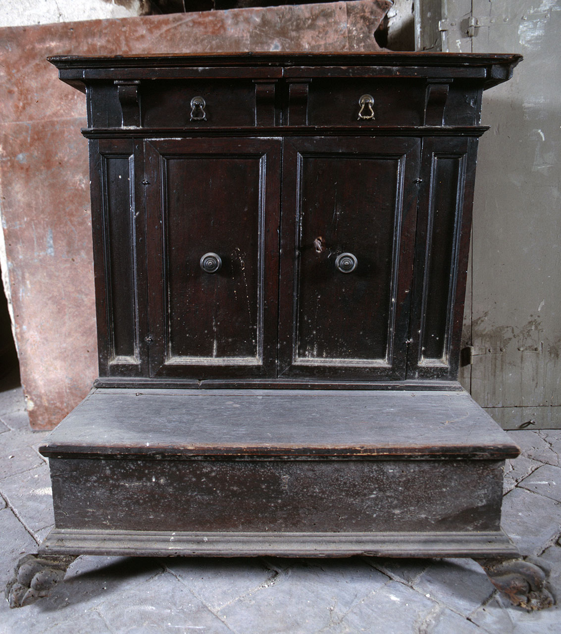 inginocchiatoio - bottega fiorentina (sec. XVI)