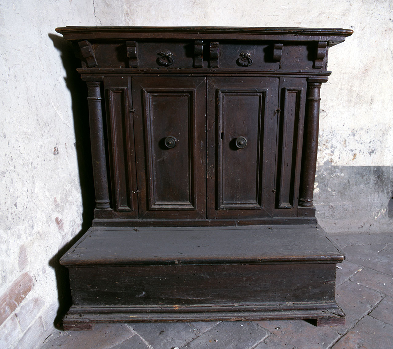 inginocchiatoio - bottega fiorentina (sec. XVI)