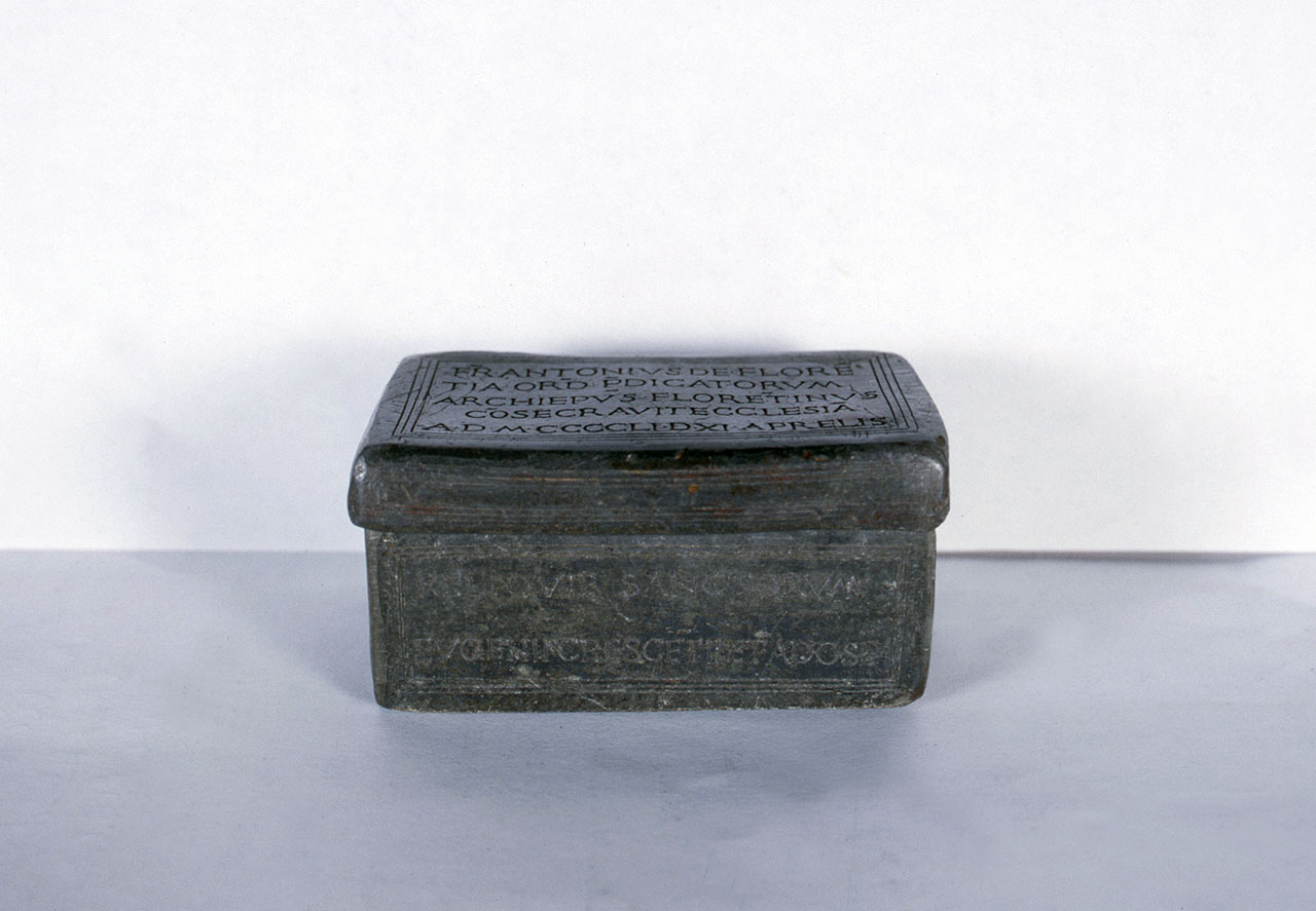 capsella per reliquie d'altare - bottega fiorentina (sec. XV)