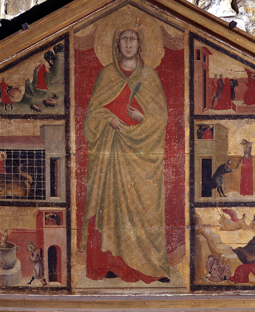 Santa Margherita d'Antiochia (dipinto) di Maestro della Santa Cecilia (sec. XIV)