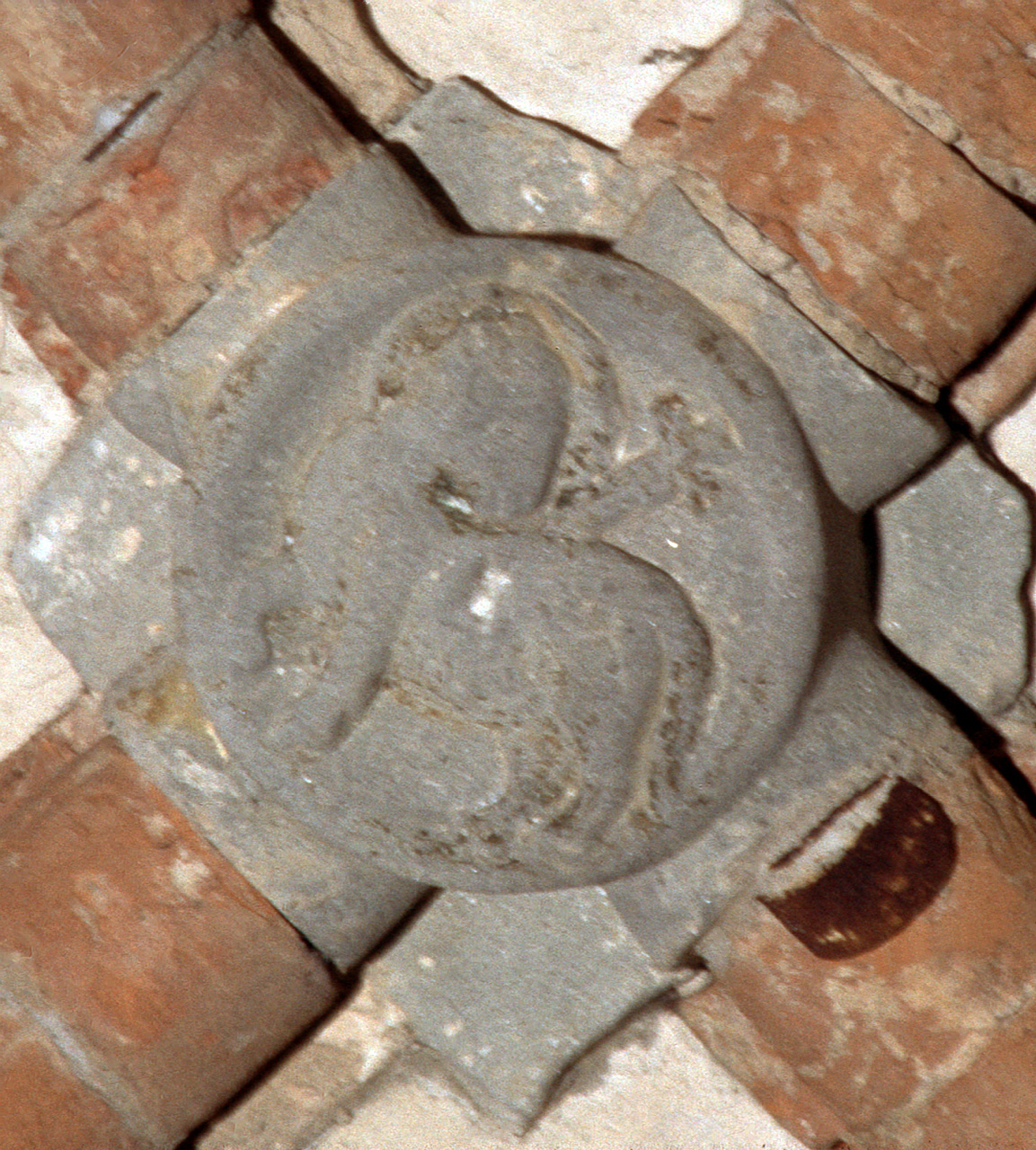 stemma dell'Arte della lana (chiave di volta) - bottega fiorentina (inizio sec. XIV)