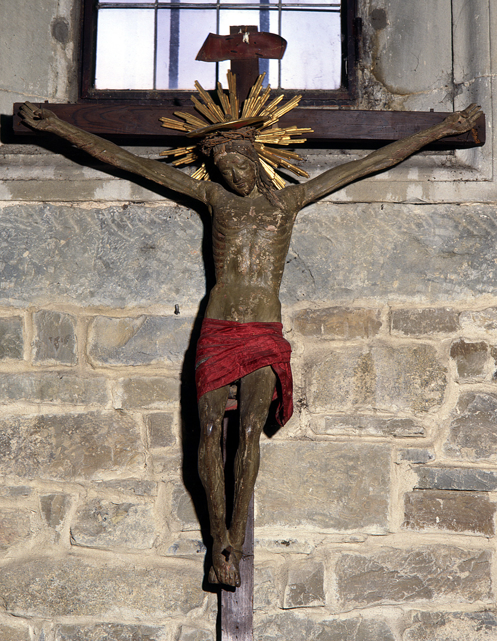 Cristo crocifisso (scultura) - bottega toscana (ultimo quarto sec. XV)