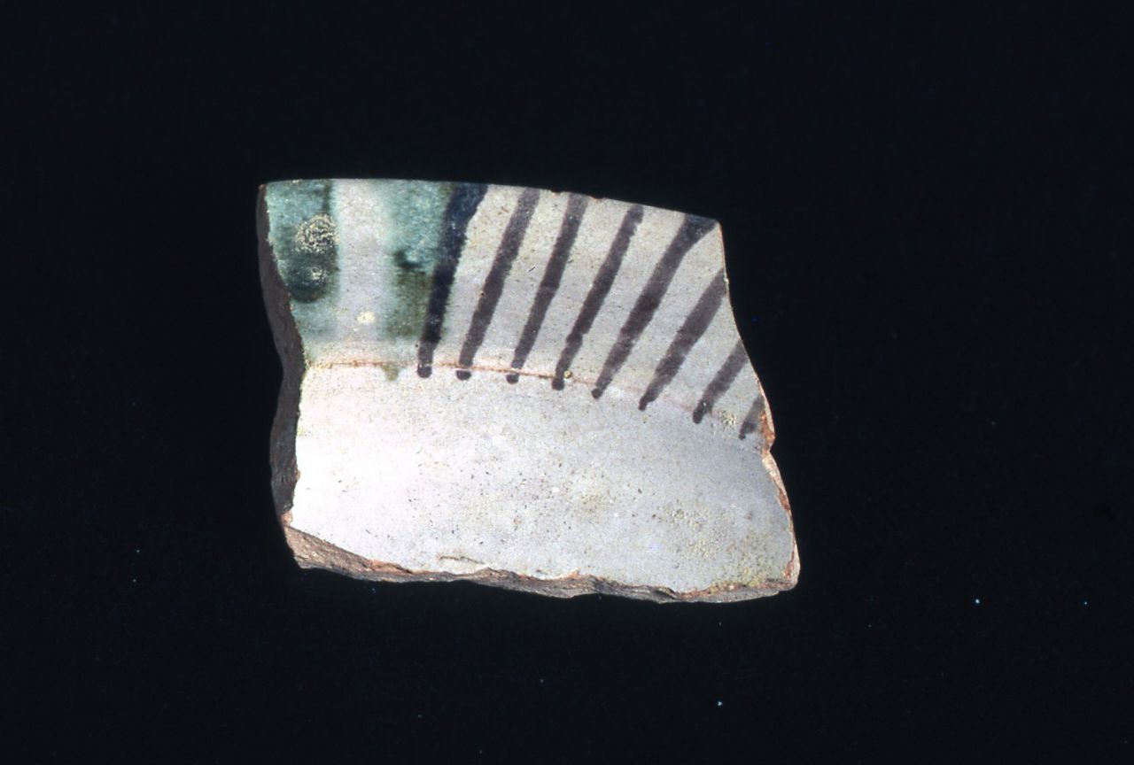 piatto, frammento - manifattura fiorentina (sec. XIV)