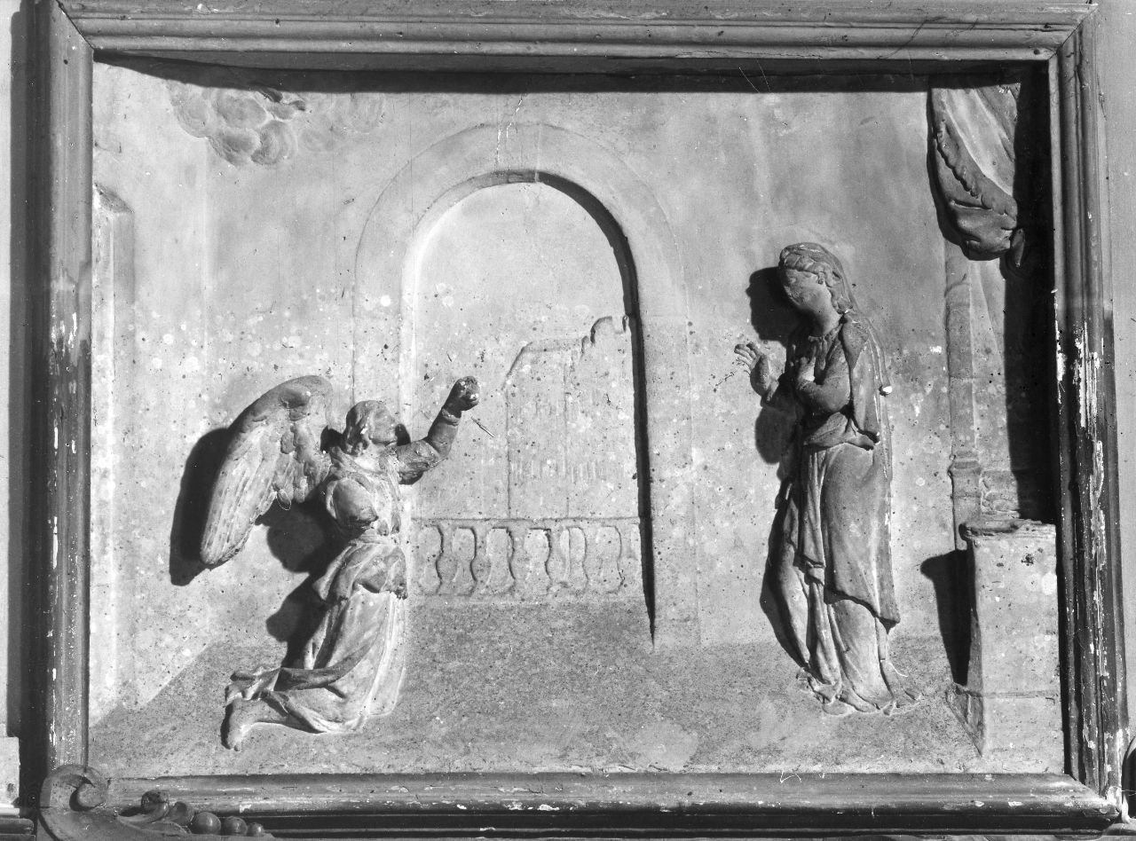 Annunciazione (rilievo) di Jean de Boulogne detto Giambologna (bottega) (sec. XVII)