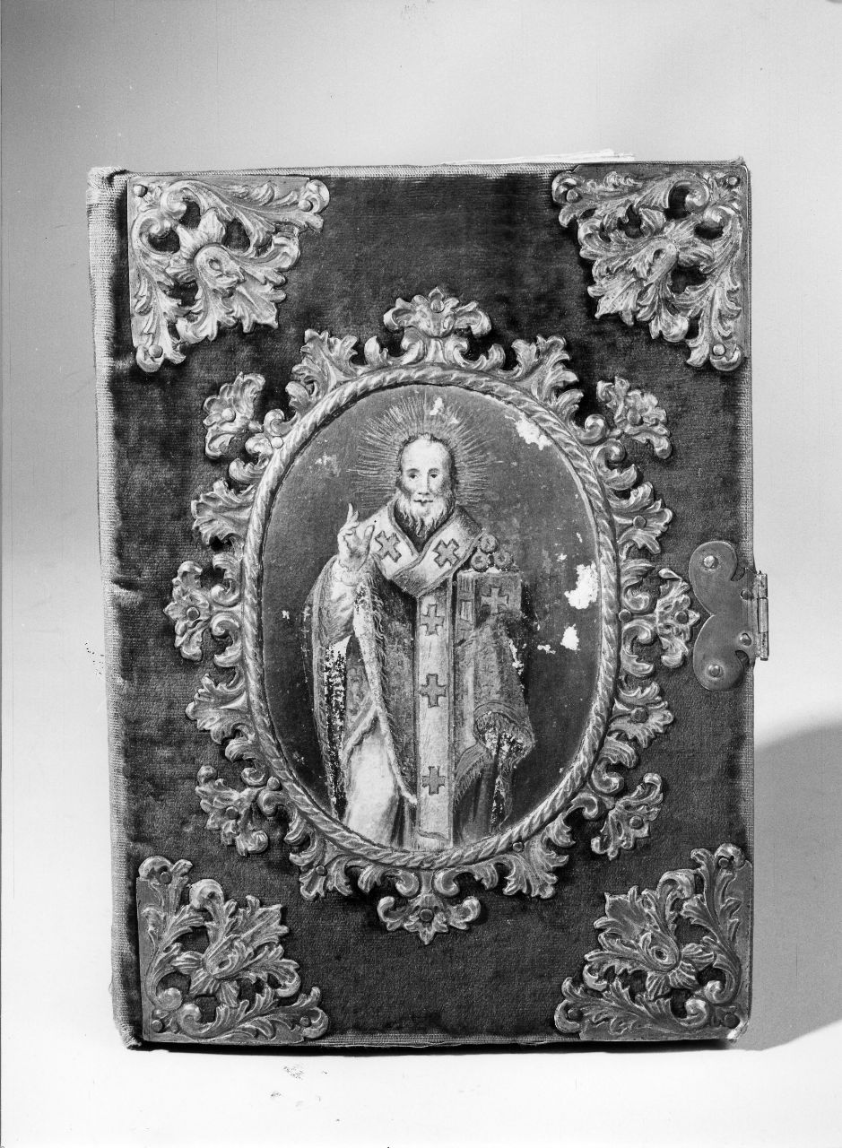 San Niccolò (coperta di libro) - bottega fiorentina (sec. XVII)