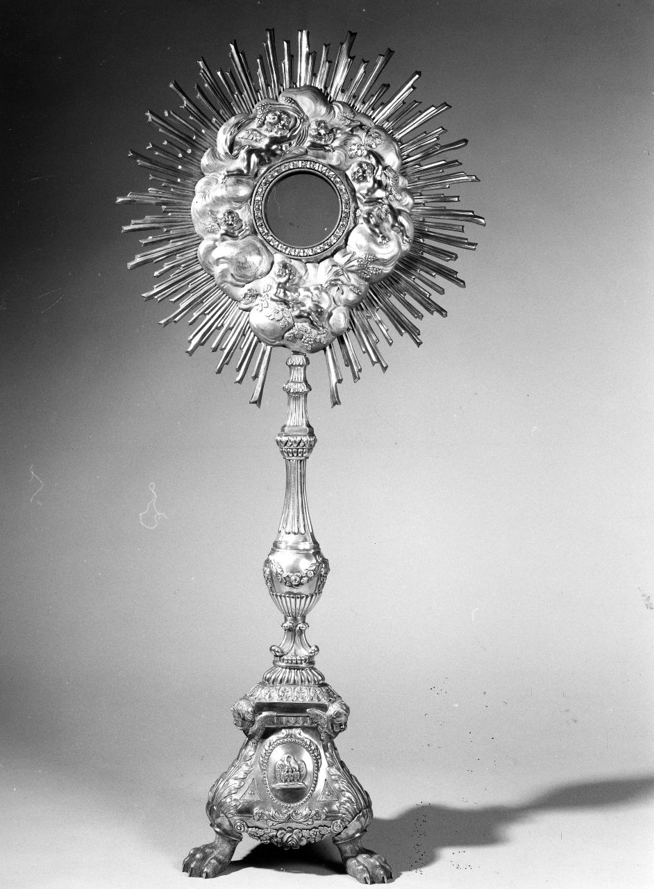 ostensorio di Morelli Salvatore (attribuito) (sec. XIX)