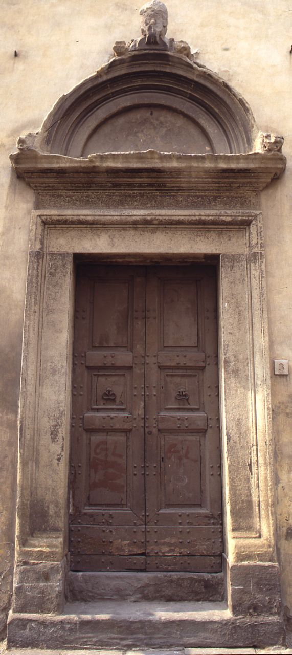 mostra di portale - bottega fiorentina (terzo quarto sec. XVI)