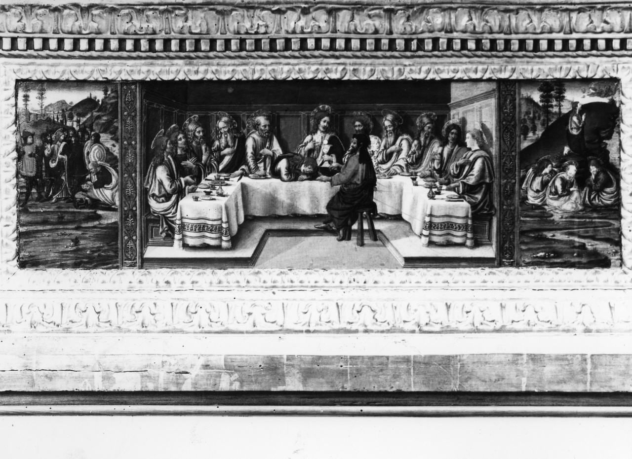 cattura di Cristo (scomparto di predella) di Botticini Francesco (sec. XV)
