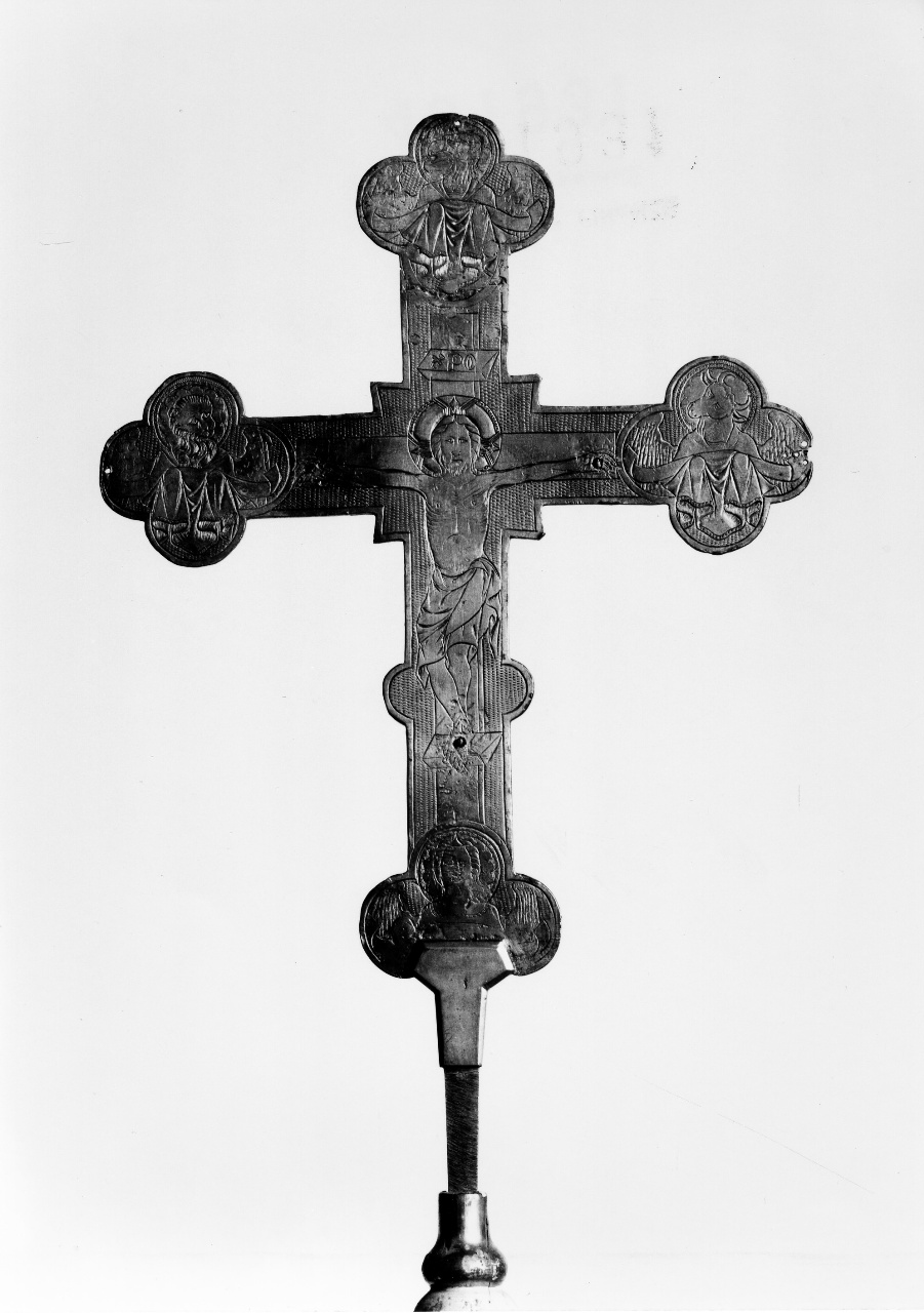 Cristo crocifisso (decorazione) - bottega fiorentina (fine/inizio secc. XIV/ XV)