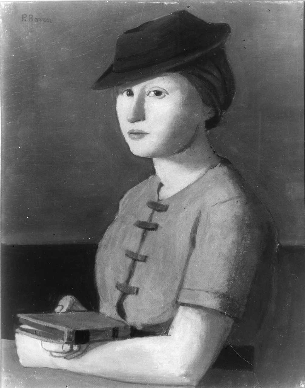 Ritratto di Maruzza, ritratto di donna (dipinto) di Borra Pompeo (sec. XX)