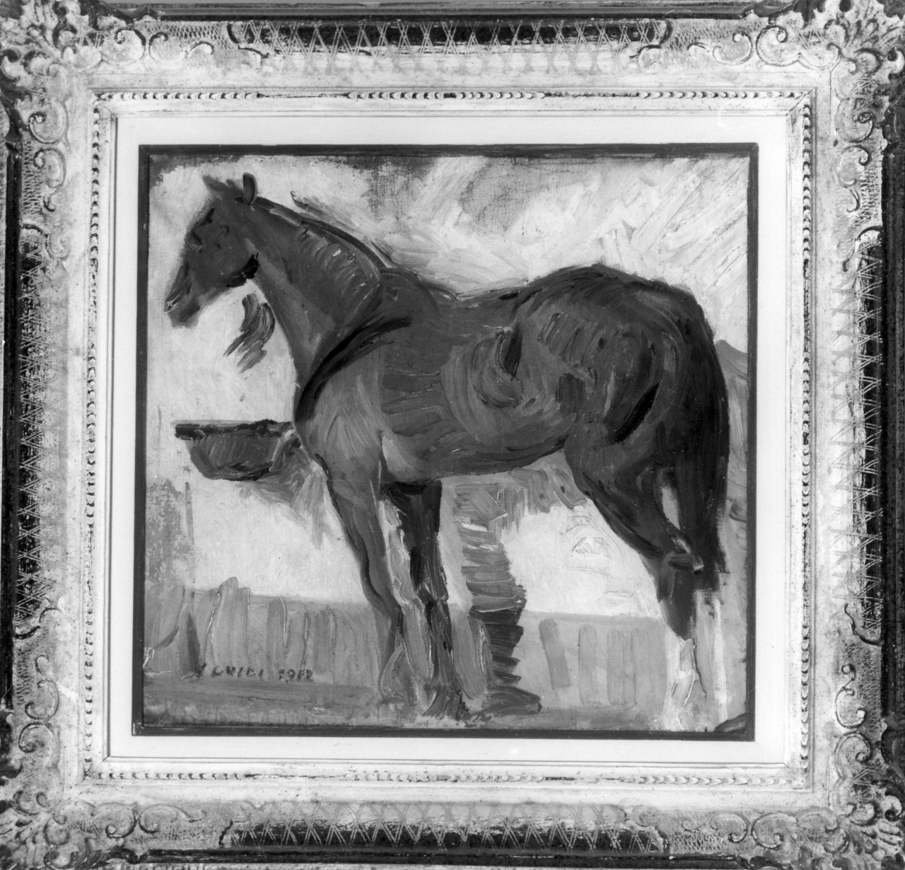 Cavallo, cavallo (dipinto) di Guidi Virgilio (sec. XX)