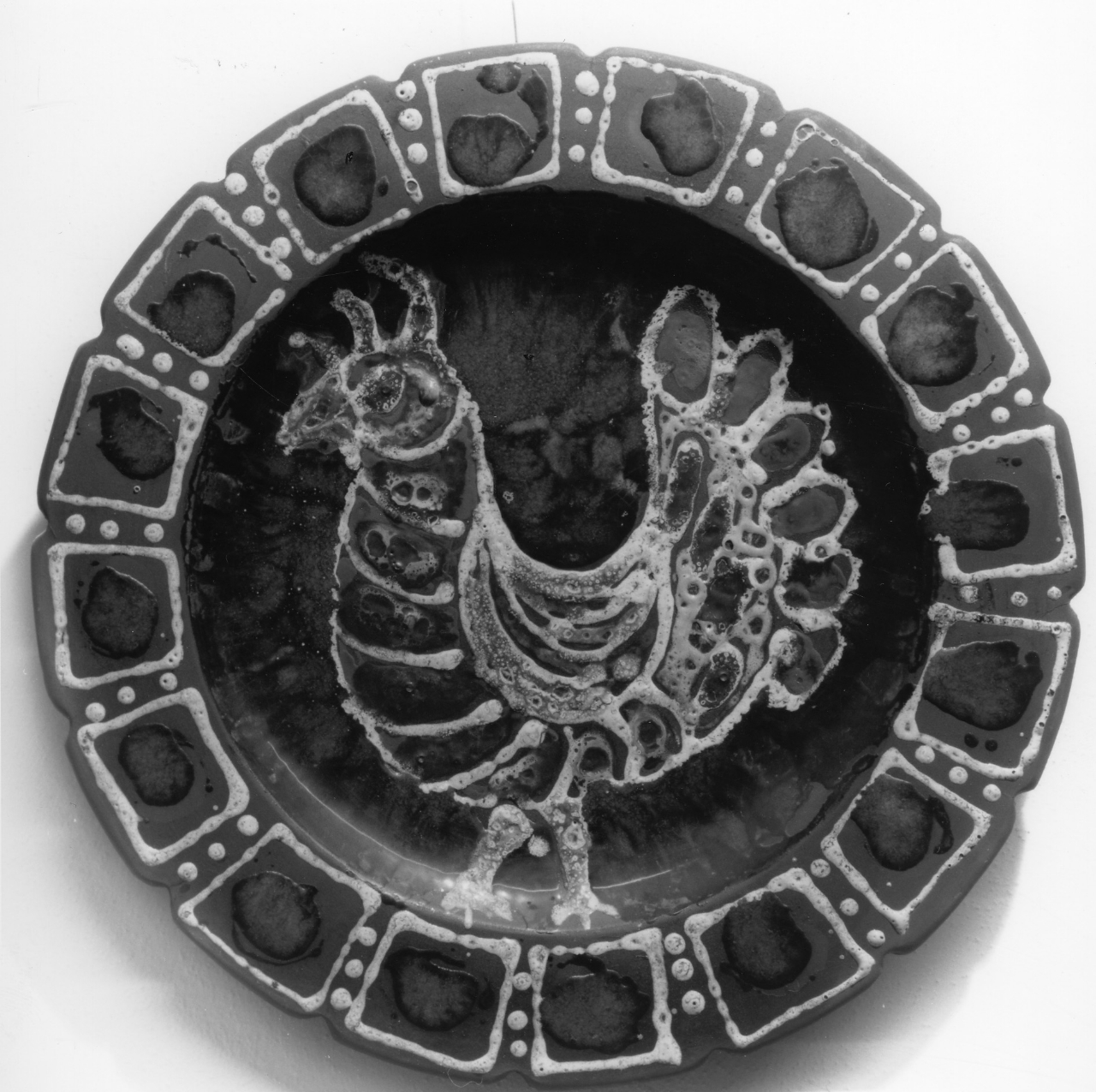 uccello (piatto) di D'Amico Stefano (sec. XX)